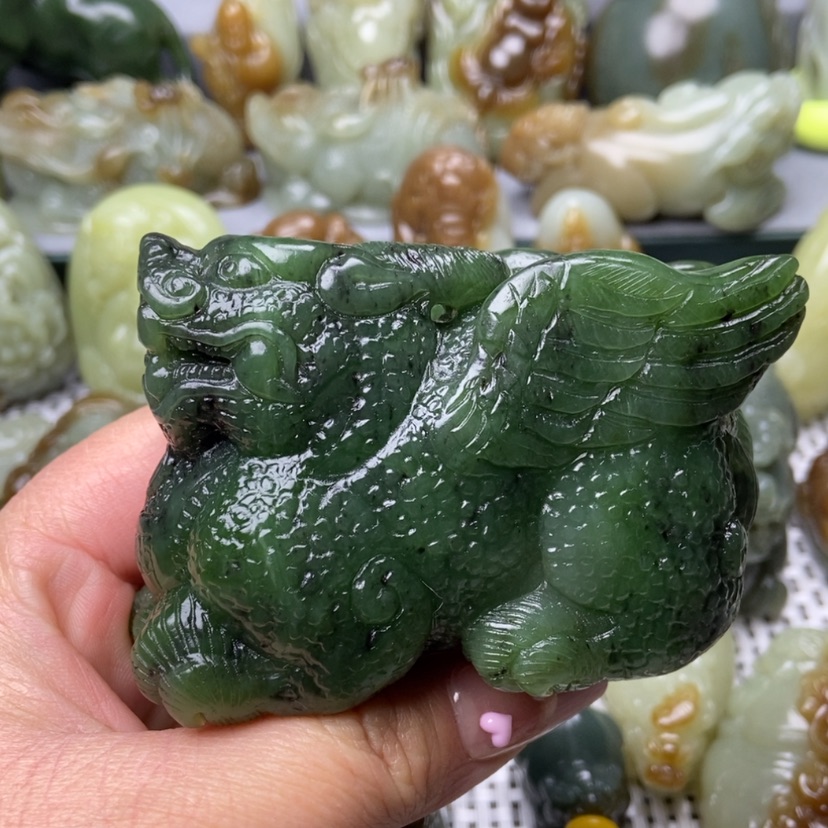 【闪购商品】和田玉（碧玉）摆件未镶嵌