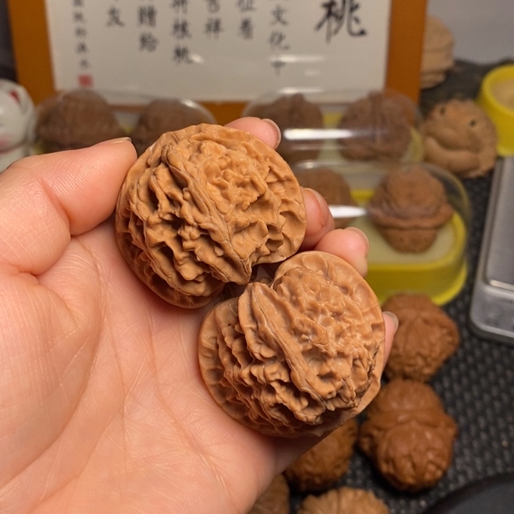 文玩核桃把件43苹果