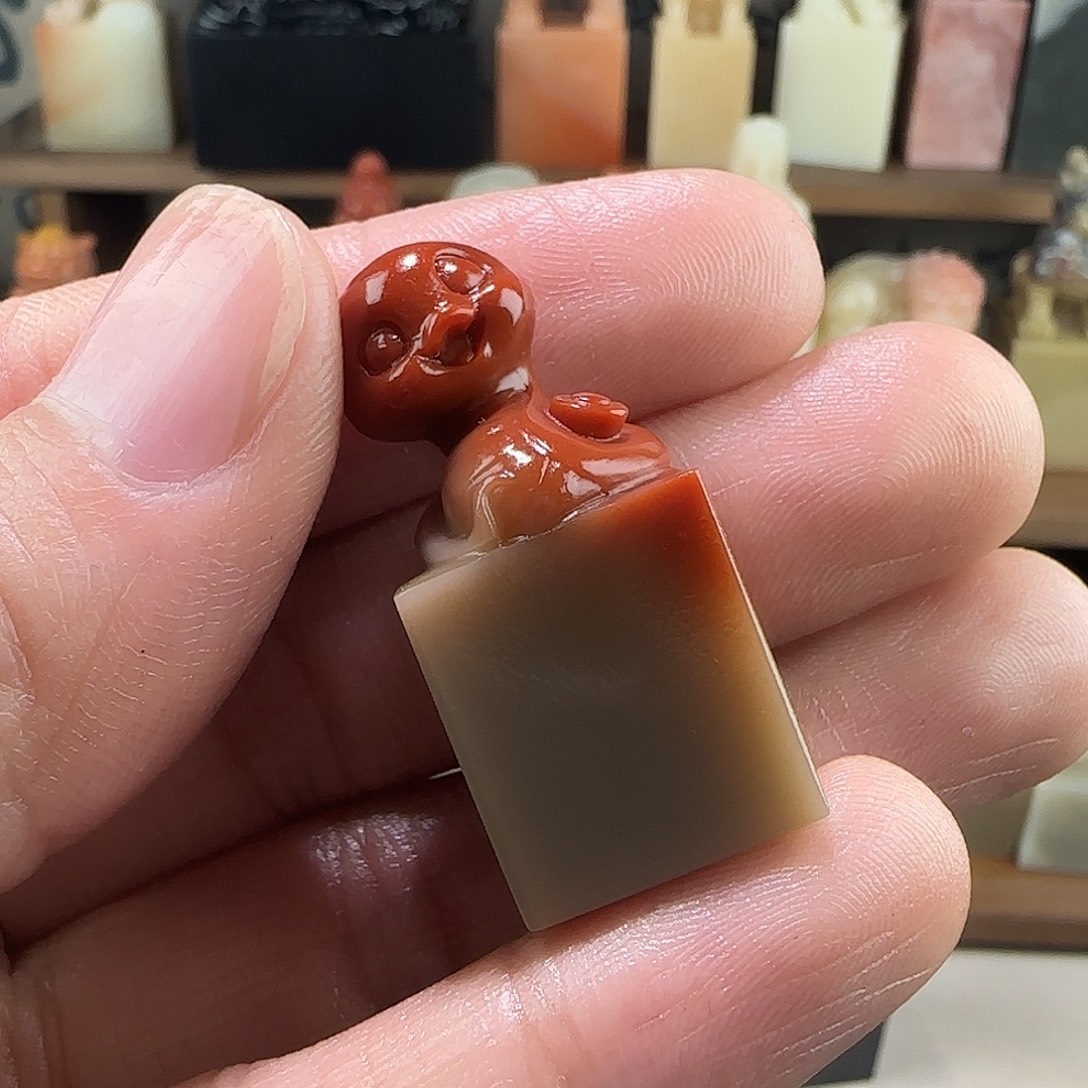 阿***良印石寿山石036老挝保利石