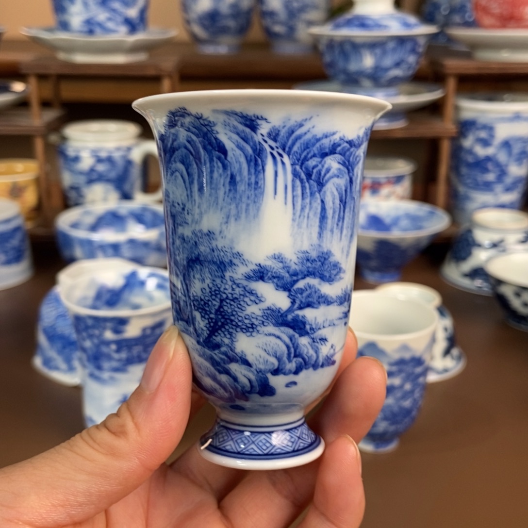 杯景德镇陶瓷手工手绘