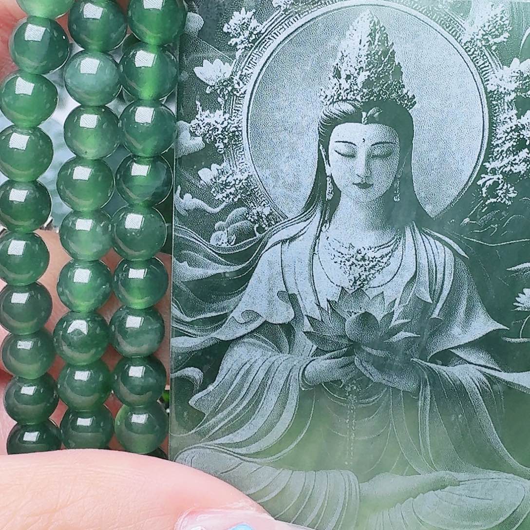 翡翠未镶嵌颈饰天然的A货翡翠多样性发其一 