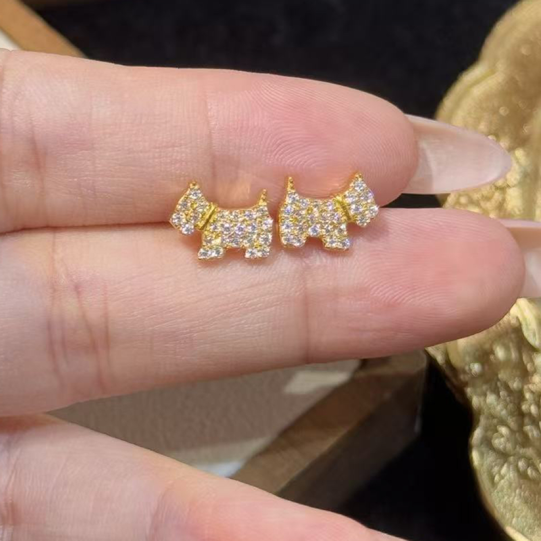 足金精品工艺耳饰