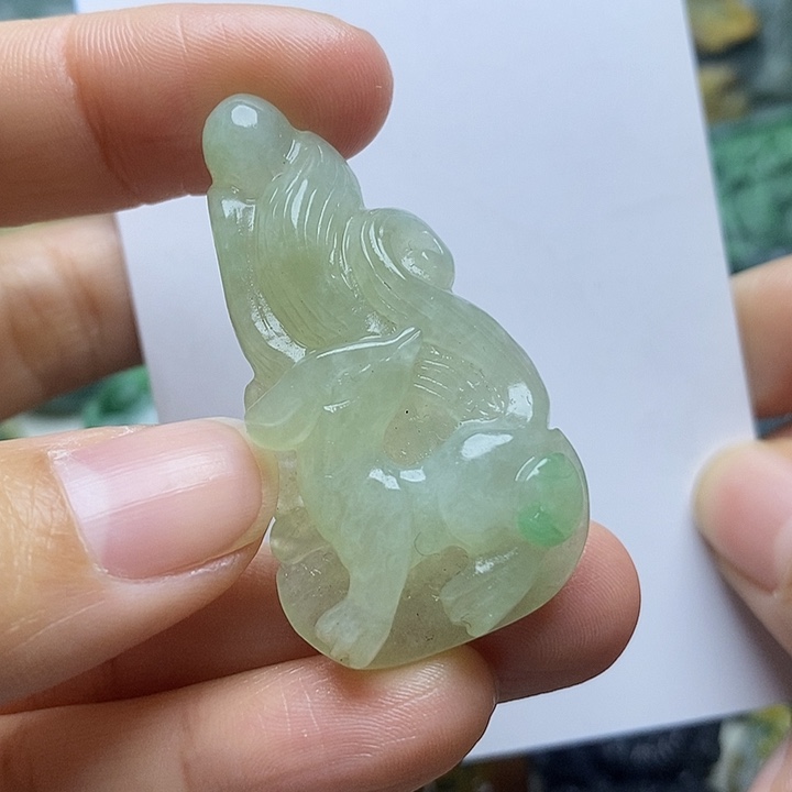 定制翡翠未镶嵌毛货
