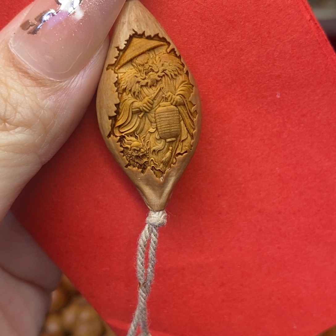 橄榄核手串/手链钟馗纳福