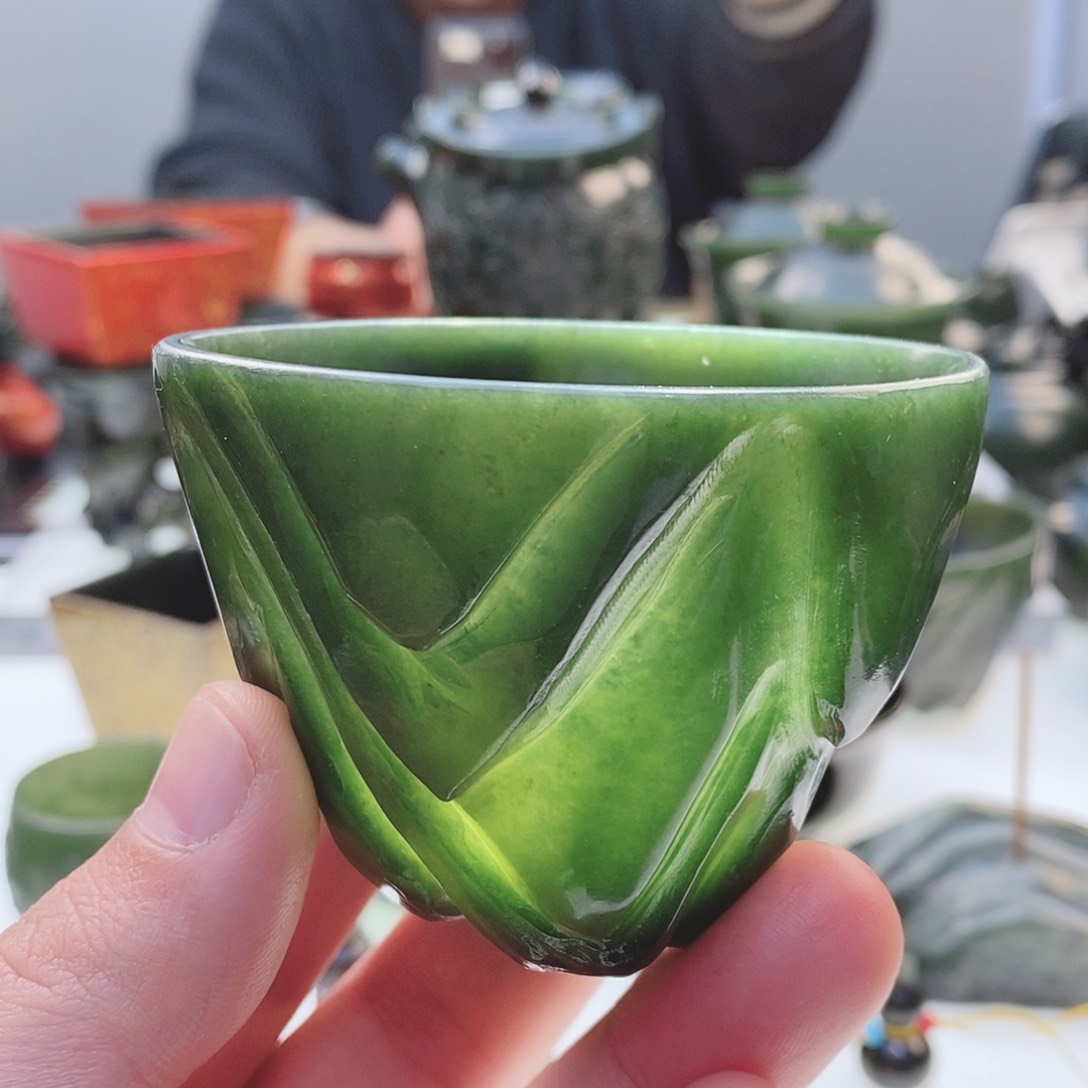 和田玉（青玉）把件未镶嵌