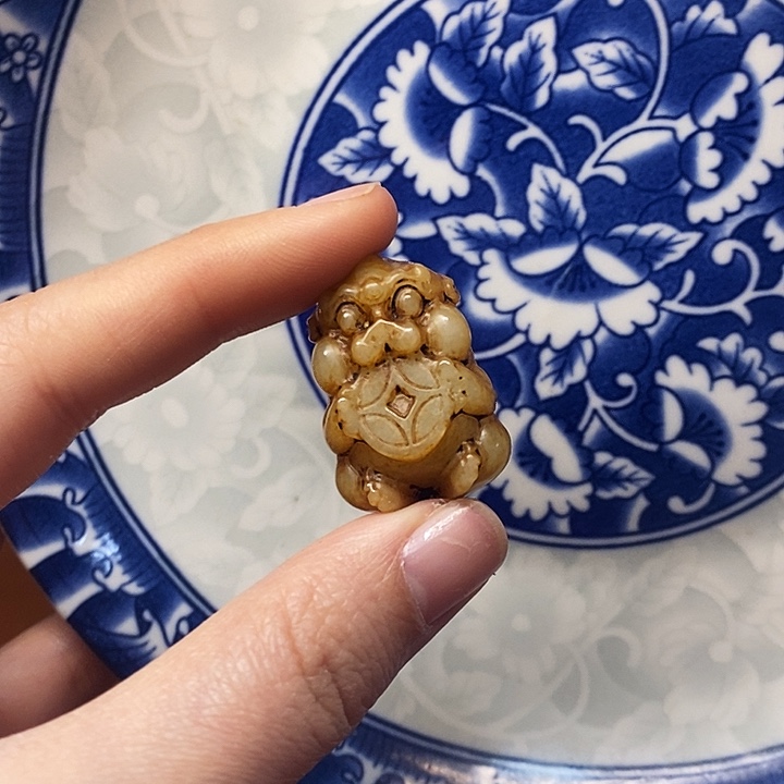 瓷片瓷片 瓷器 摆件1个
