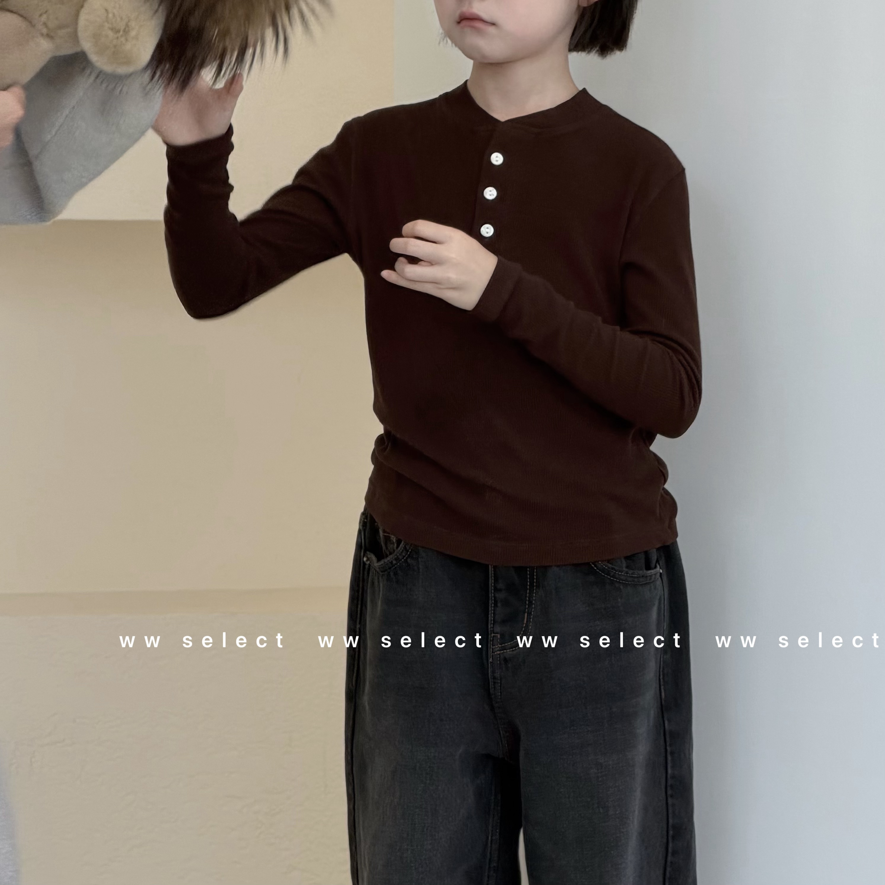 WW｜亲子｜亨利黑巧｜打底衫 D053（活动价）