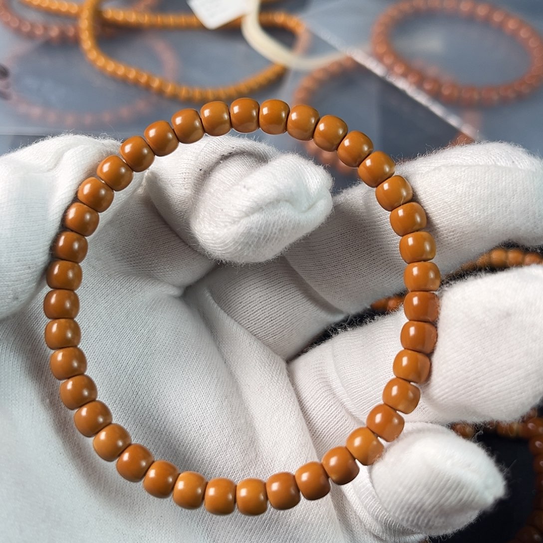 ง***油橄榄核吊坠橄榄核核尖单圈5.8