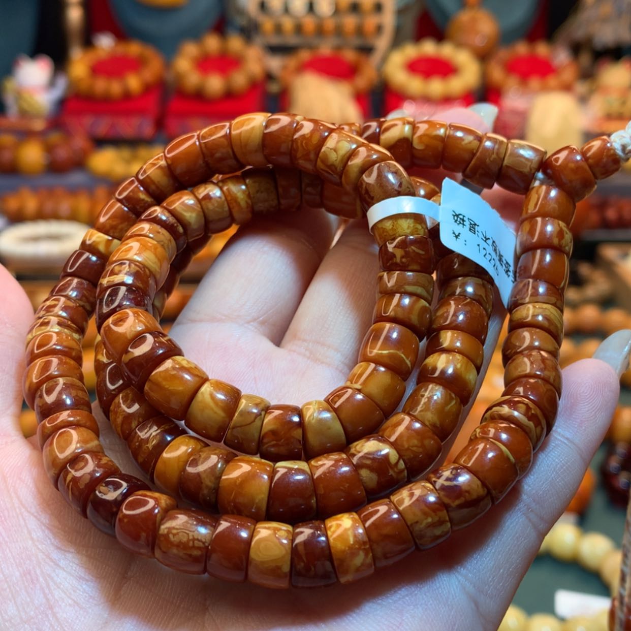 【闪购商品】蜜蜡手链未镶嵌蜜蜡手链