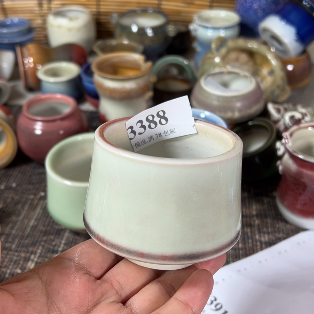 红陶景德镇手工花盆