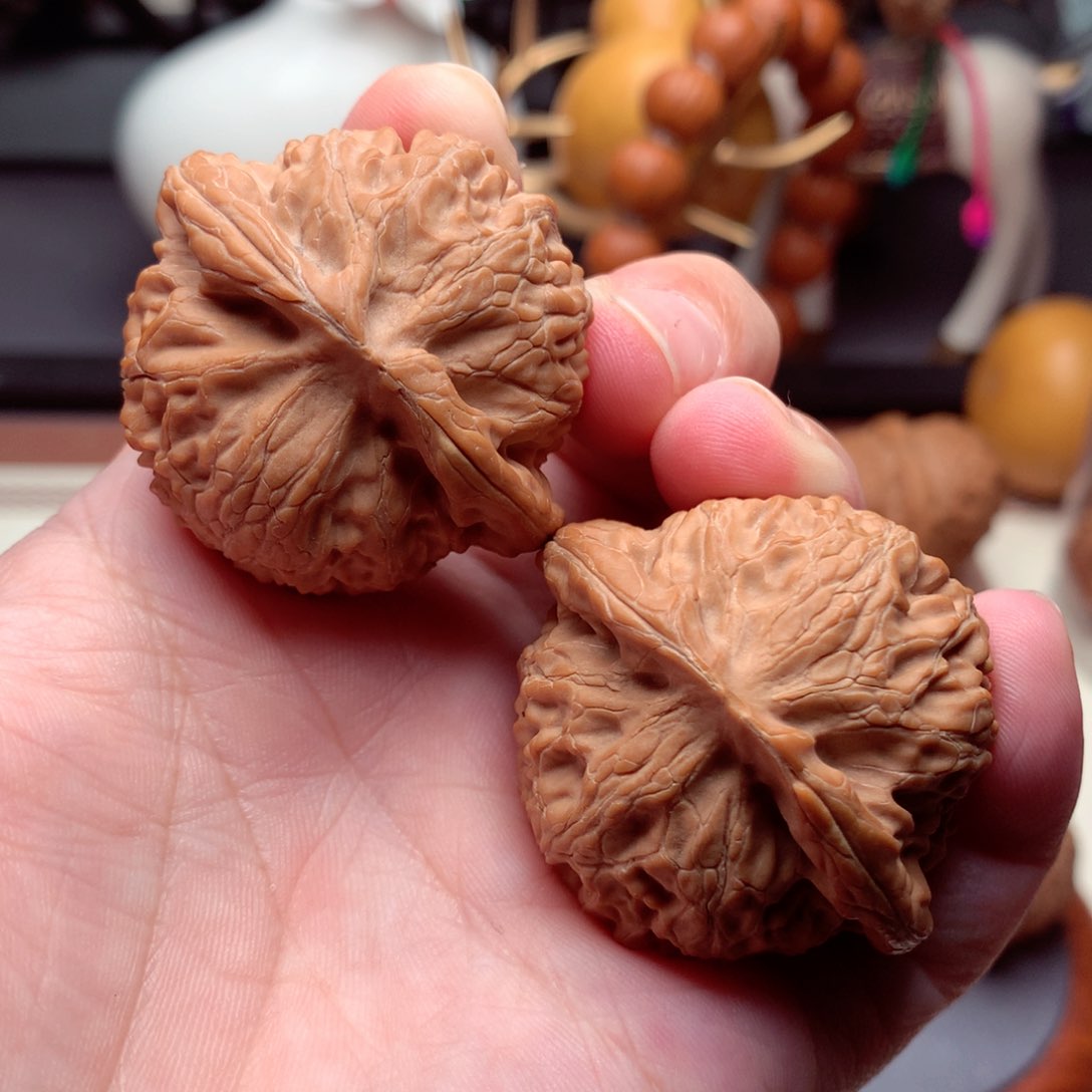 文玩核桃把件宫灯神配肉灯  1号