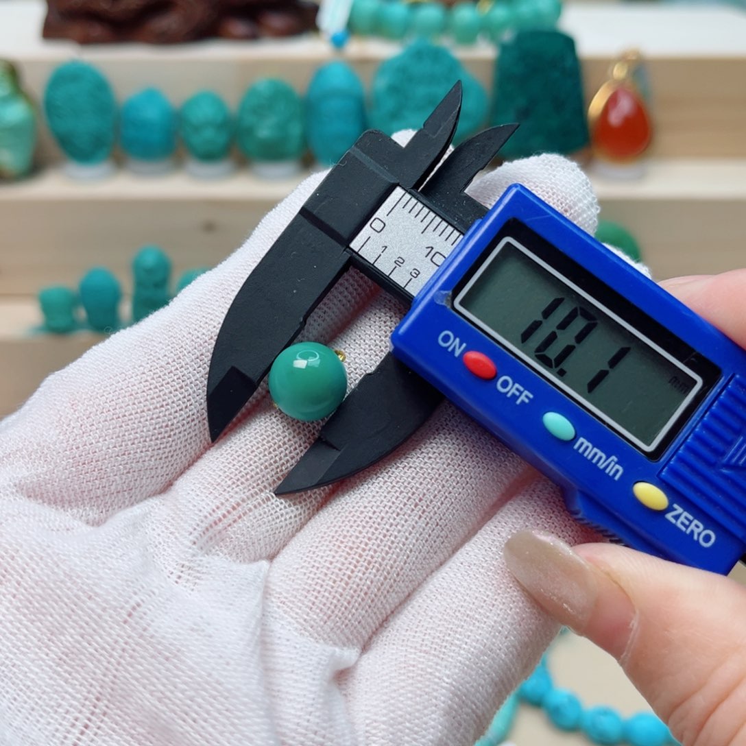 绿松石圆珠未镶嵌