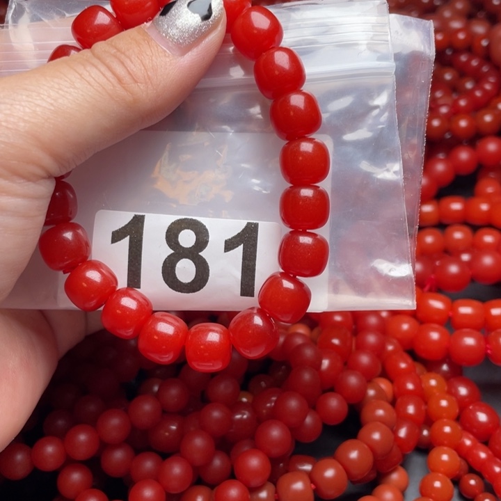 南红玛瑙手链未镶嵌乡*