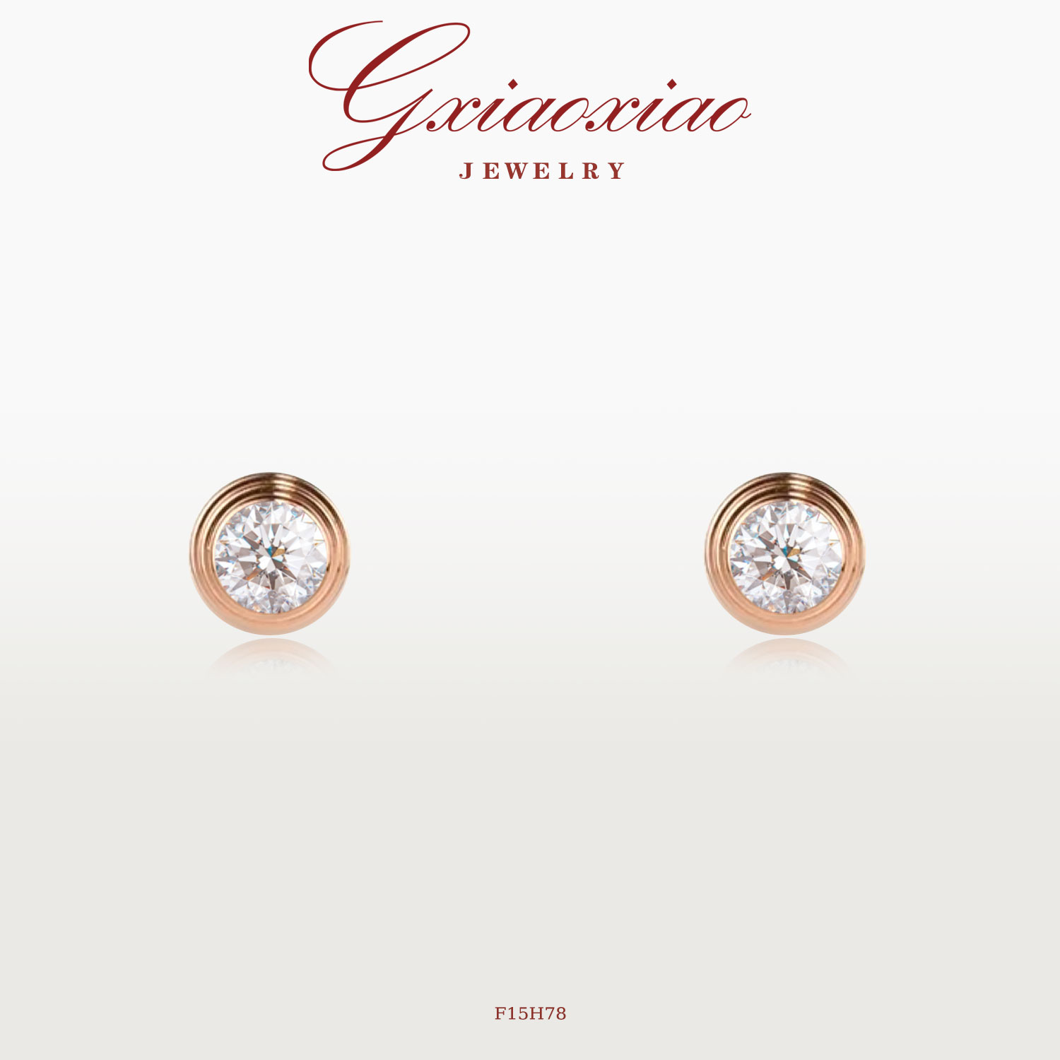 G XIAOXIAO 镀K金 时尚气质精致百搭泡泡耳环 F15H78