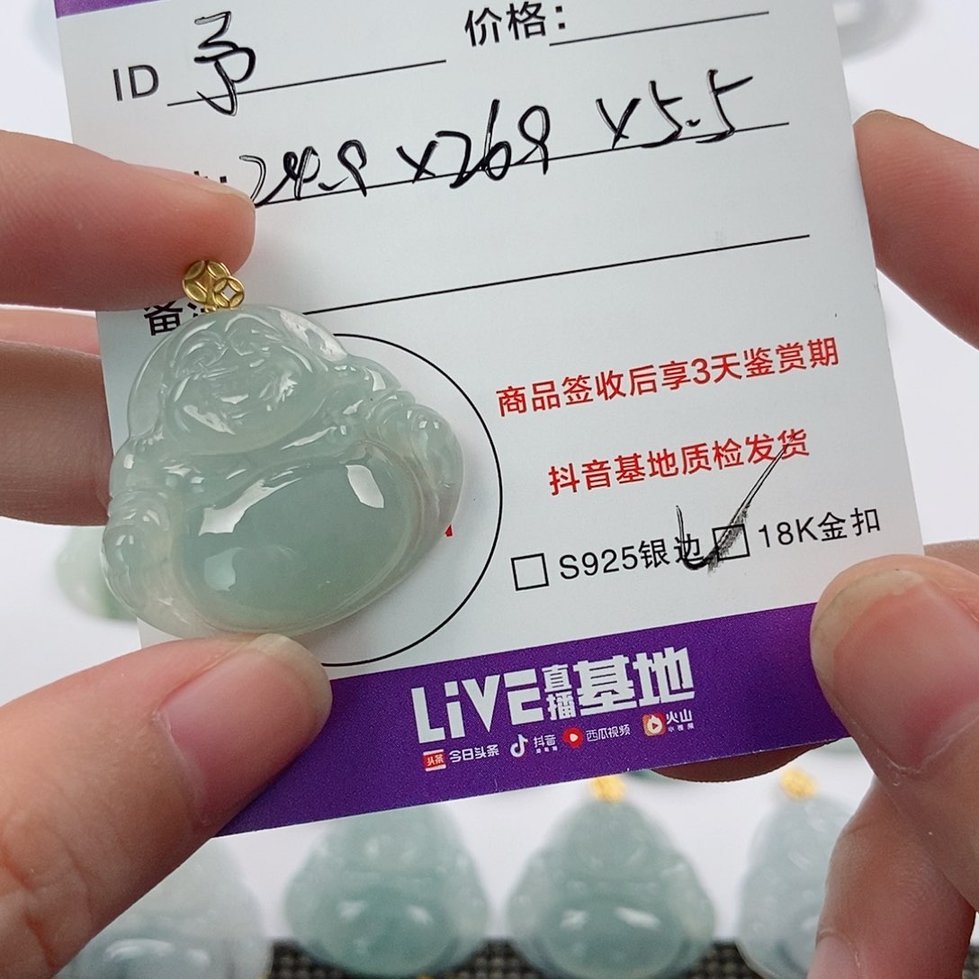 颈饰未镶嵌翡翠予****✨翡翠