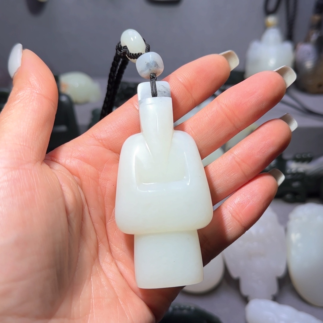 和田玉挂件未镶嵌镚*仔