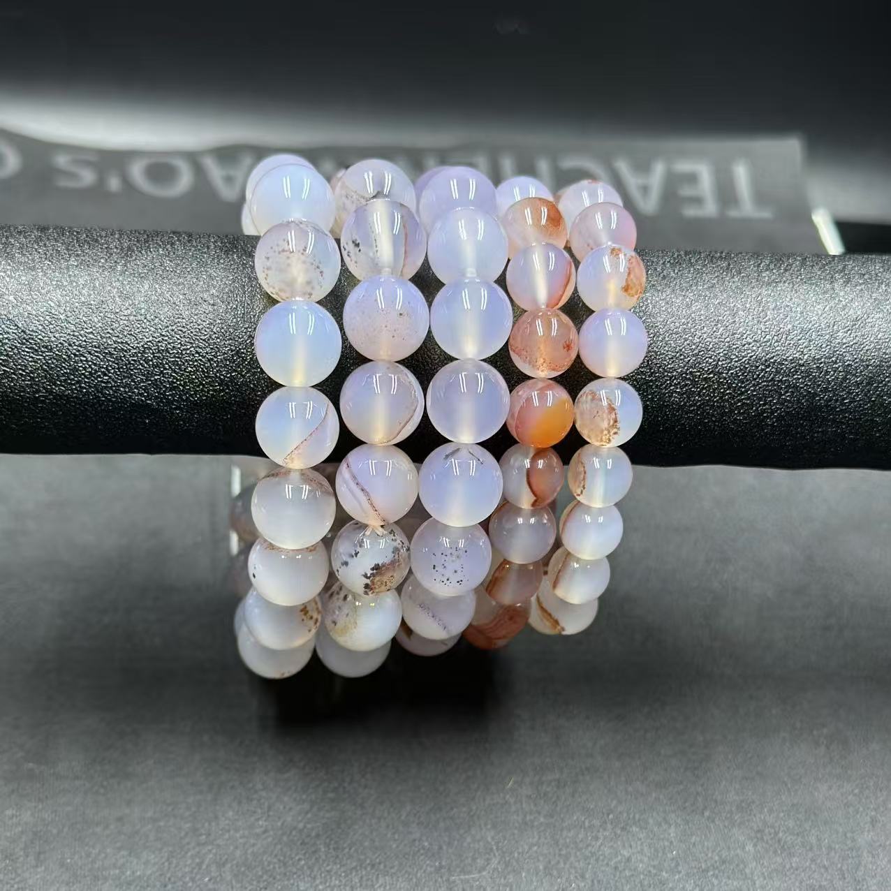 Ys8056 南红玛瑙圆珠单圈手链  多样性发其一