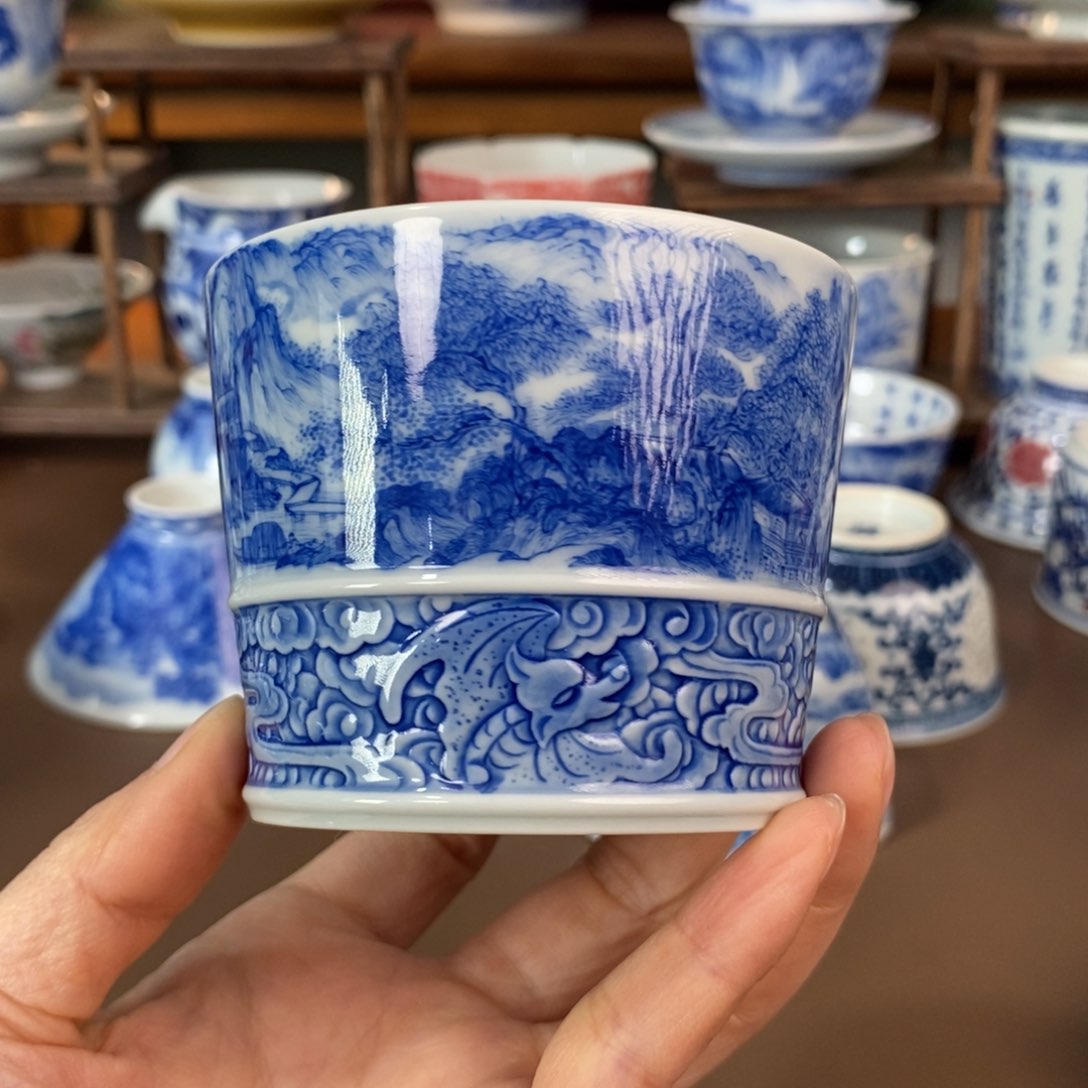 景德镇陶瓷手工手绘
