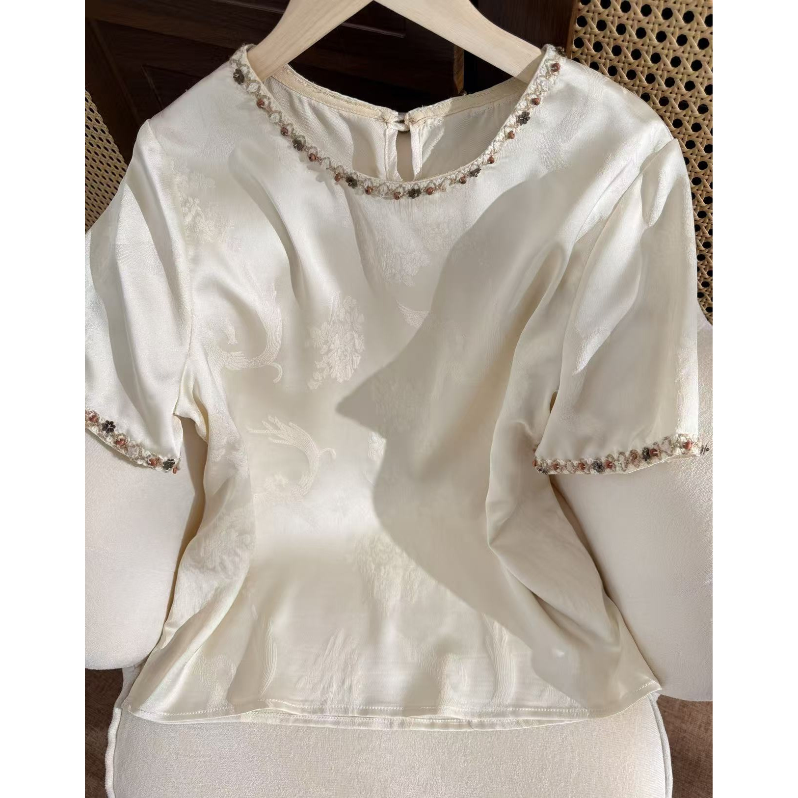 花采-新中式织花短袖