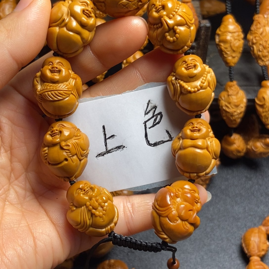 【闪购商品】手串/手链橄榄核刘**，八大弥勒