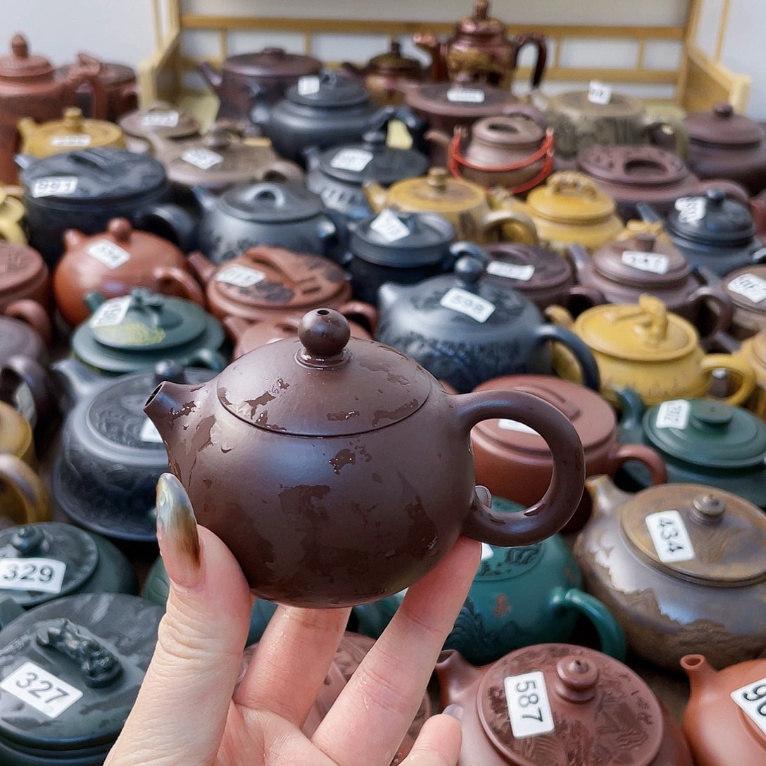 茶壶紫砂紫砂微瑕