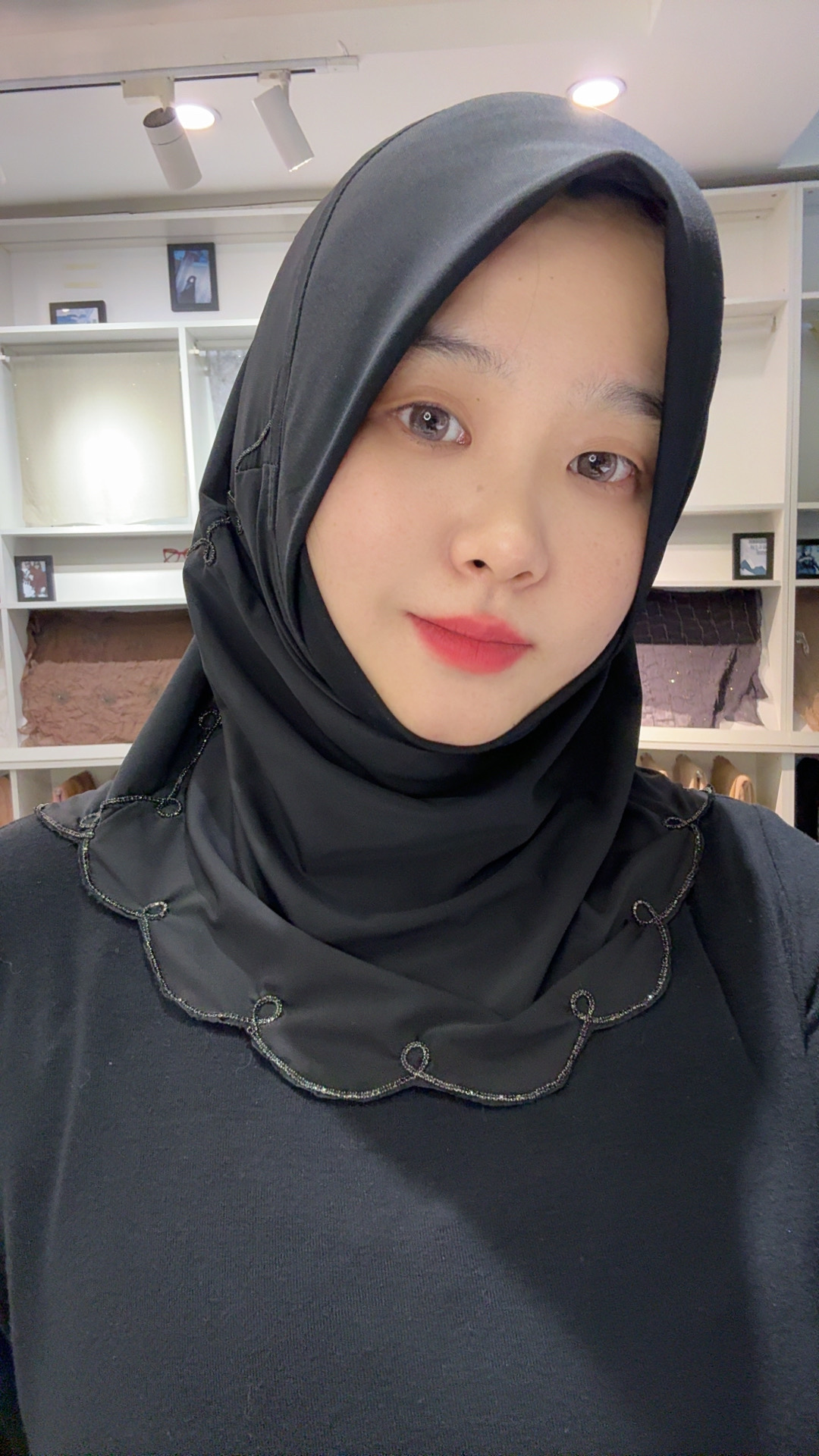 马丽佳奴花边款头套