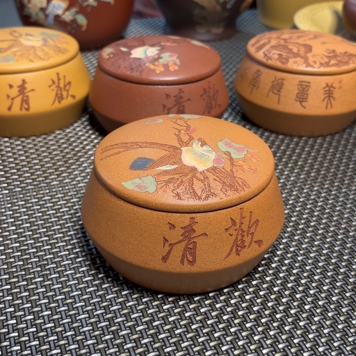 紫砂茶叶罐中高端紫砂茶叶罐