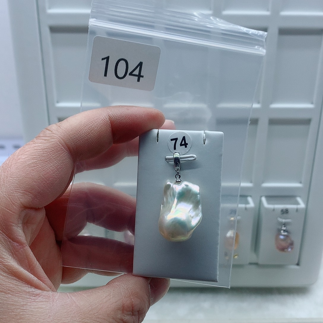 吊坠(不含链)合金淡水珍珠