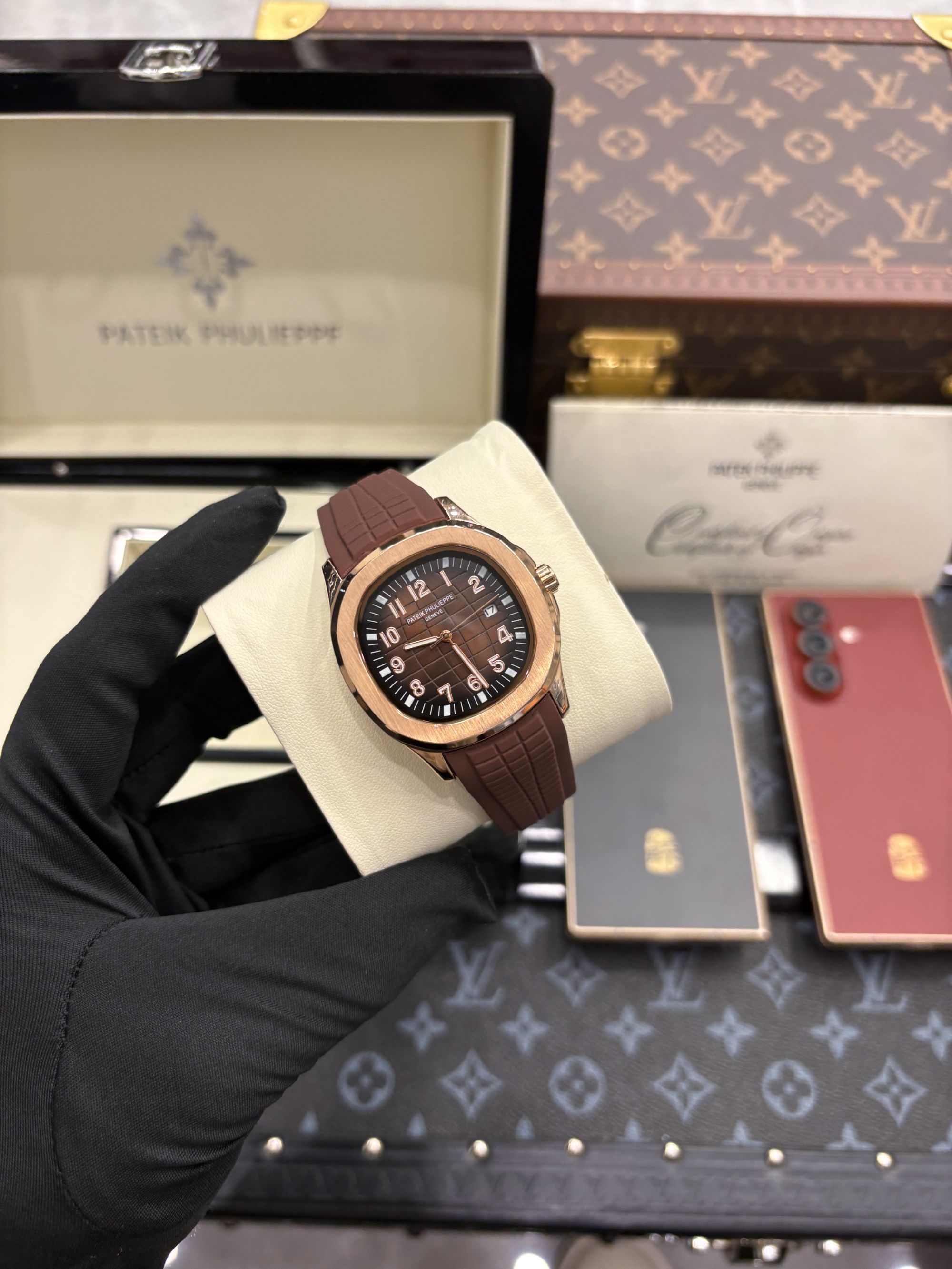 全新/ 5167/ 手雷 / 玫金 /  全自动机械表【梓涵补贴】