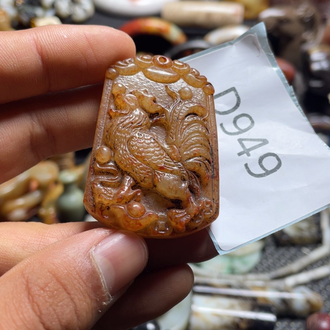 和田玉（糖玉）挂件未镶嵌