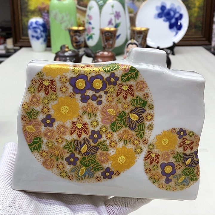 摆件九谷正品保真