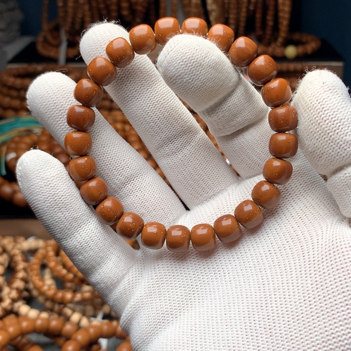 非金属木质紫金鼠9.4×8.4老型单圈黄金甲精品