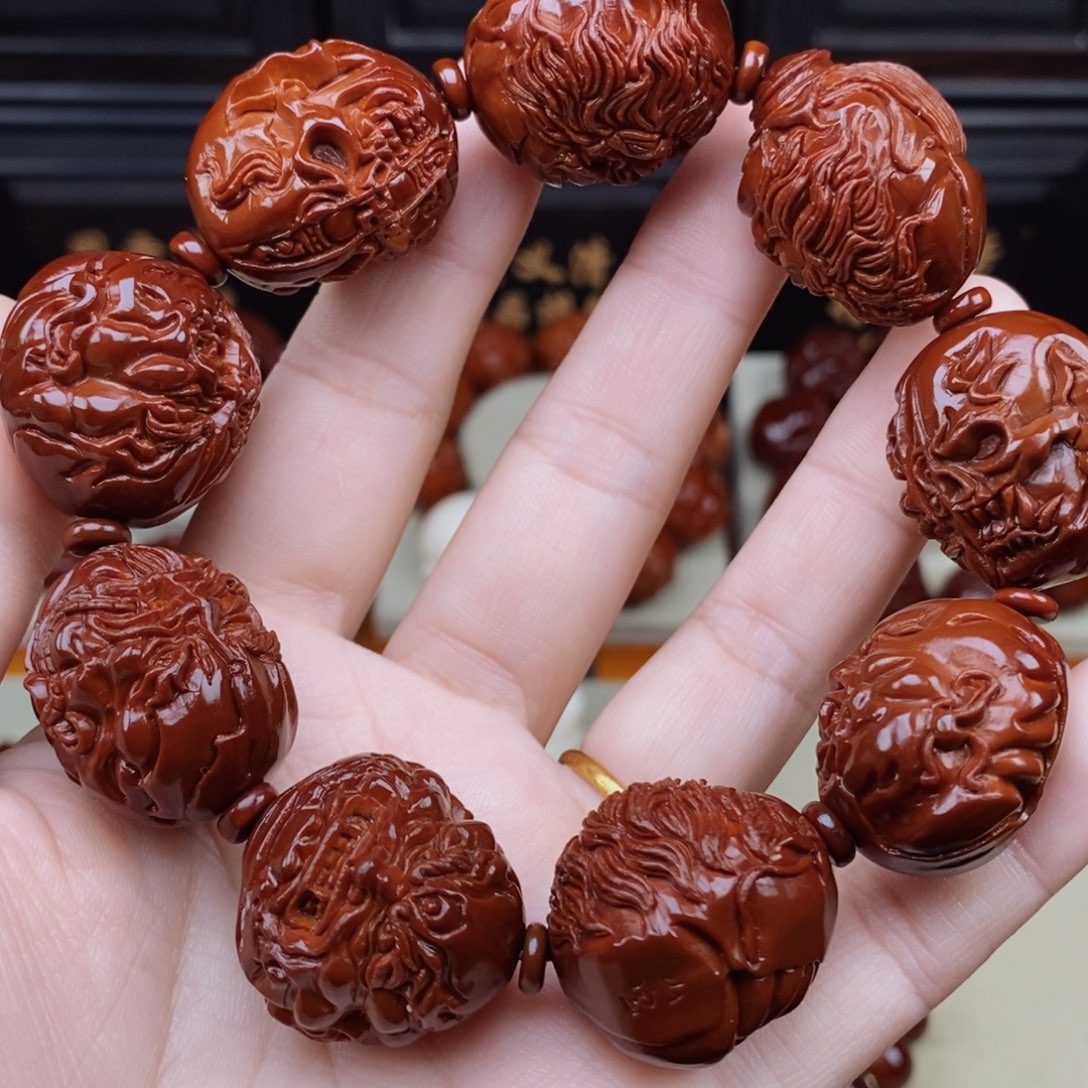 吊坠橄榄核佛魔一念
