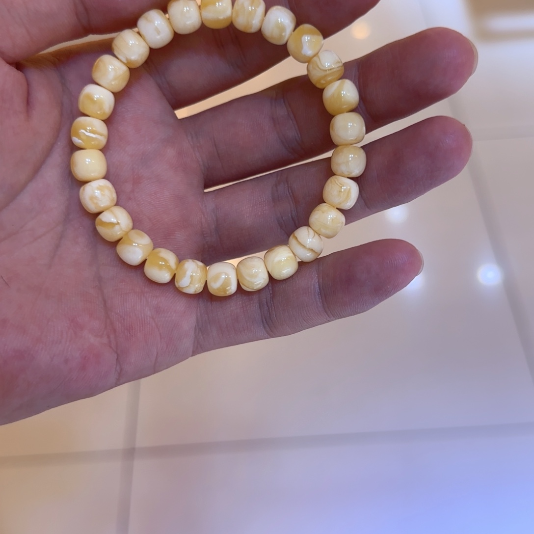 未镶嵌琥珀手链蜜蜡