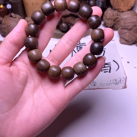 檀香木手串/手链檀香阴沉13/14横纹满纹