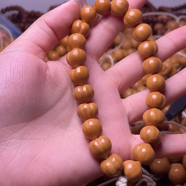 阿***晖猴头核桃手串12尺寸镜面柯基屁桃手持全品无暇