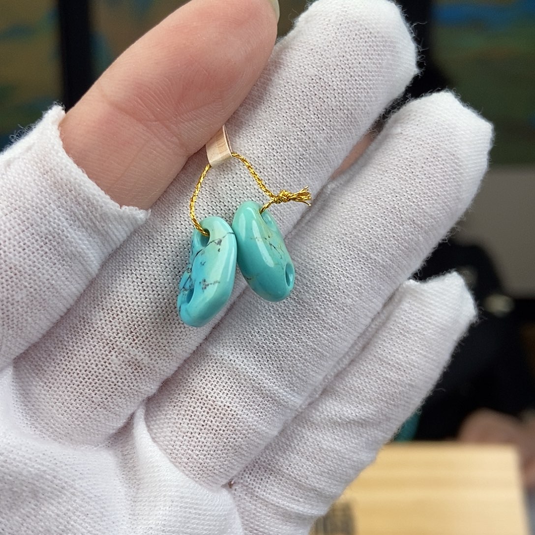 未镶嵌绿松石珠宝奇石