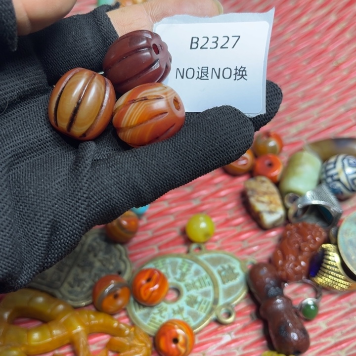 心***镜龙脊菩提吊坠工艺品2327