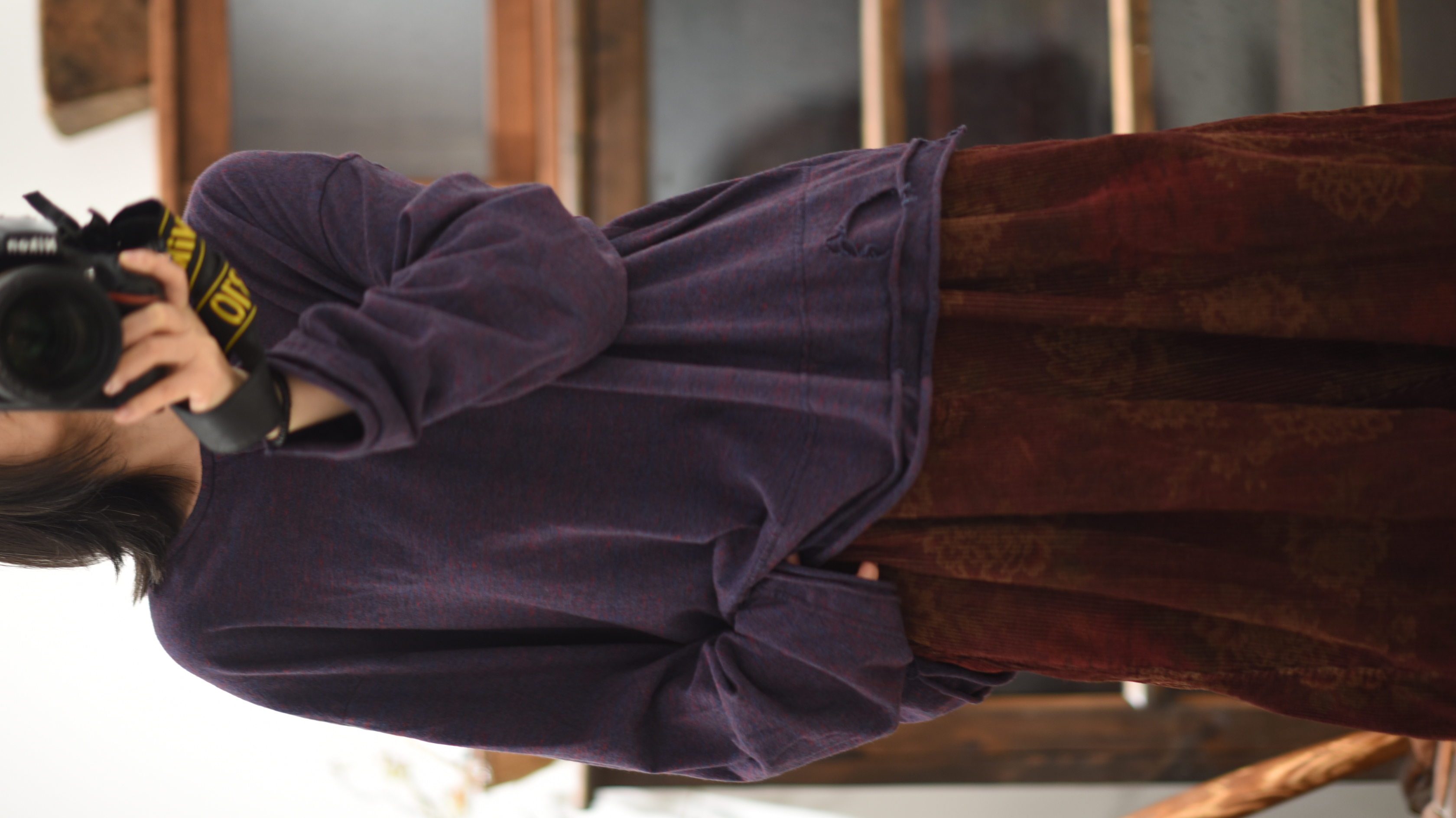 DZS332209复古羊毛混纺圆领打底衫