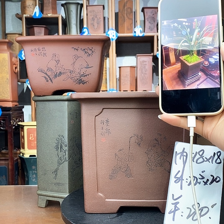 精工四方人物刻绘一颗印