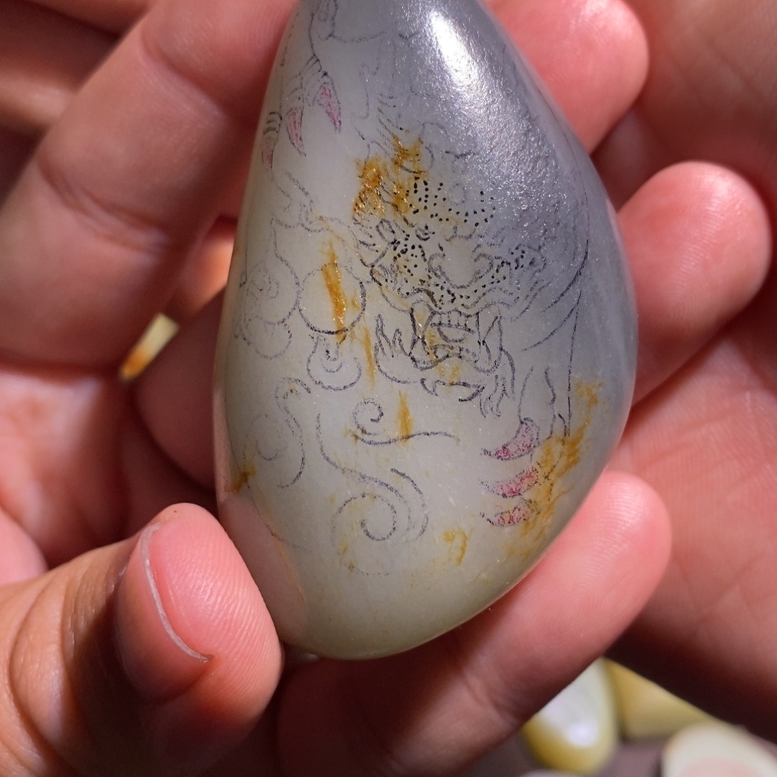 配***）定制和田玉未镶嵌1