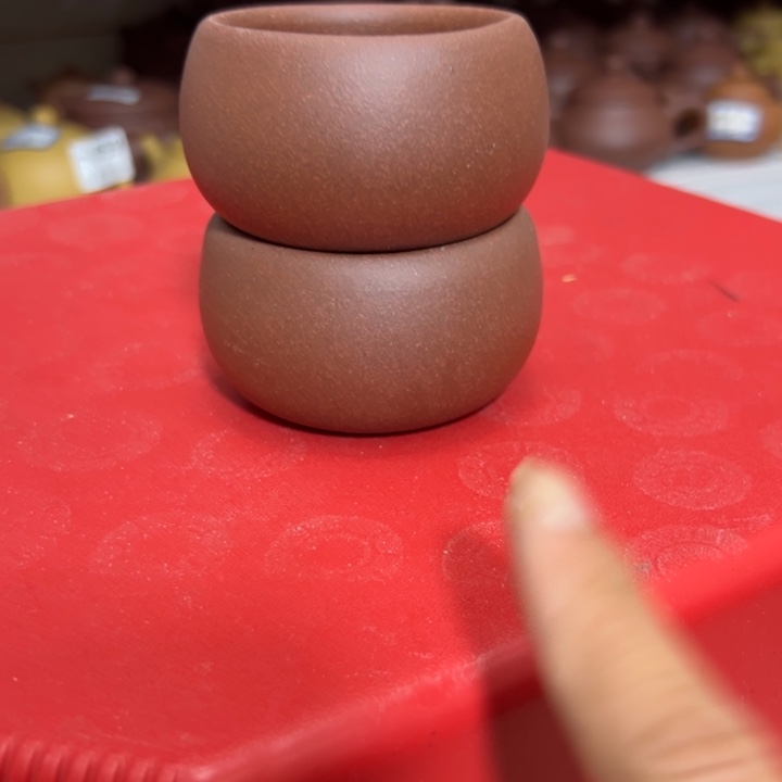 茶壶紫砂紫泥一对80