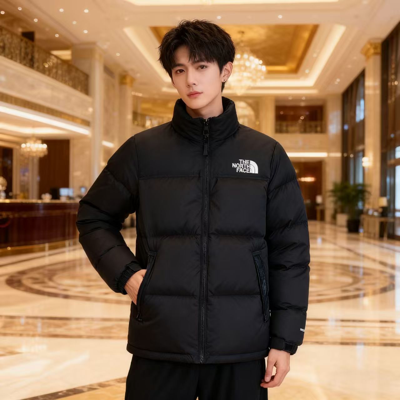 官方正品羽绒服外套男士休闲时尚加厚情侣潮流冬季保暖派克服男装