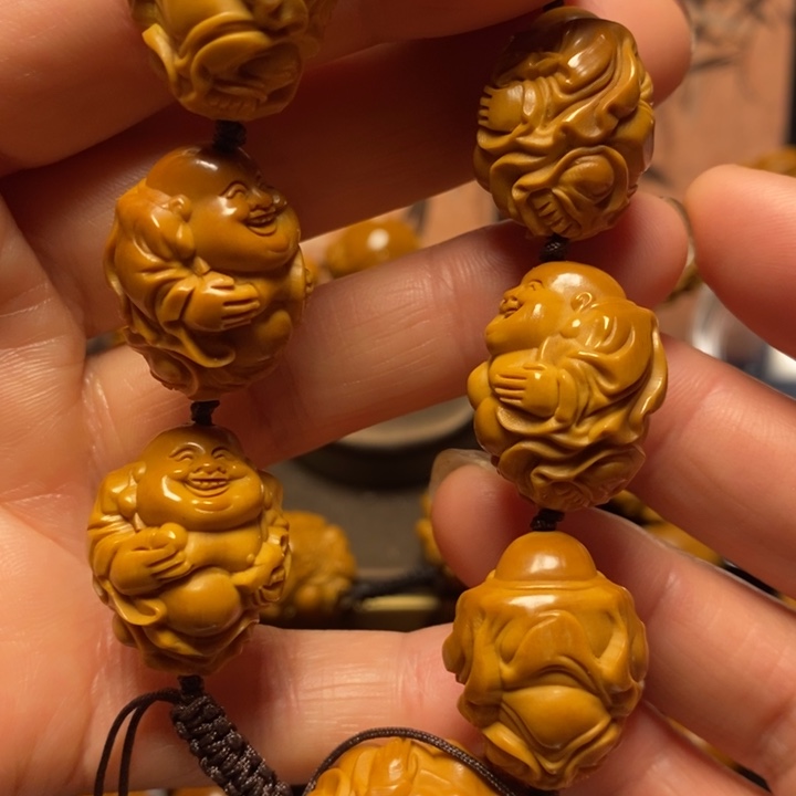 橄榄核手串/手链八宝弥勒