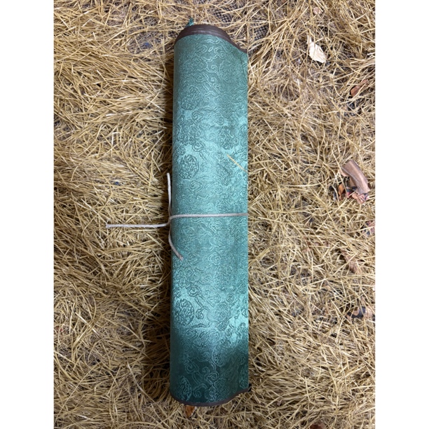 〖闪购链接〗～八骏图绿色手卷