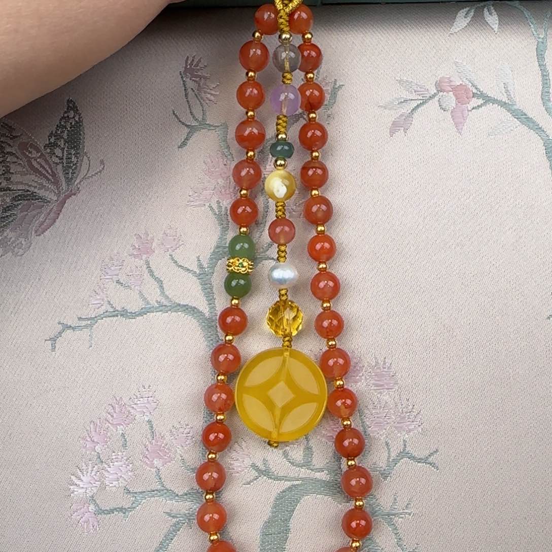 蜜蜡吊坠(赠链)未镶嵌