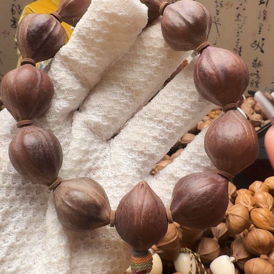 橄榄核手串紫皮核