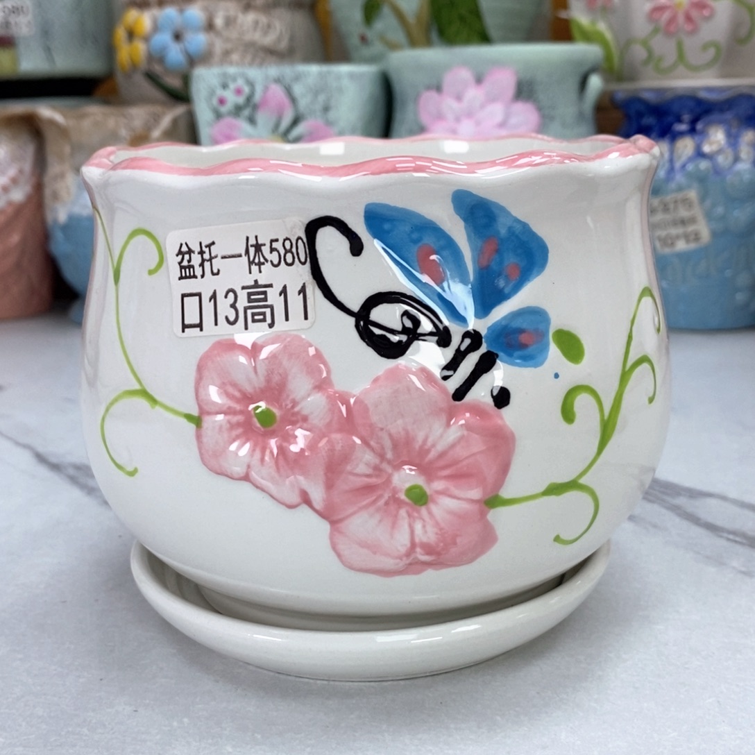 @夏西陶瓷花盆@@5580