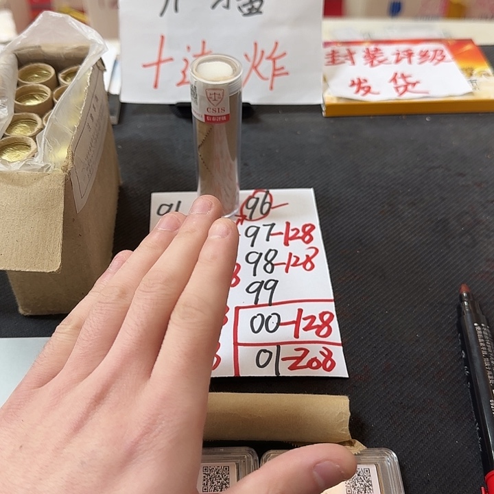 中国人民银行98门卷封装评级