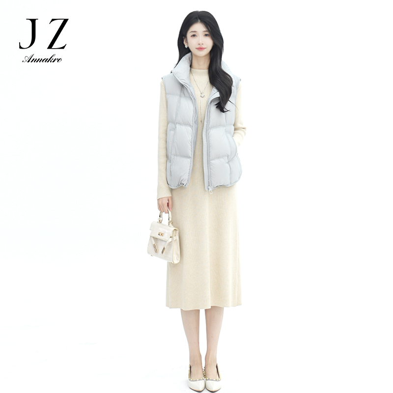 JY玖姿安娜蔻【预约链接】冬季2025新款休闲通勤减龄马甲羽绒服